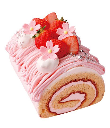 sakura roll cake